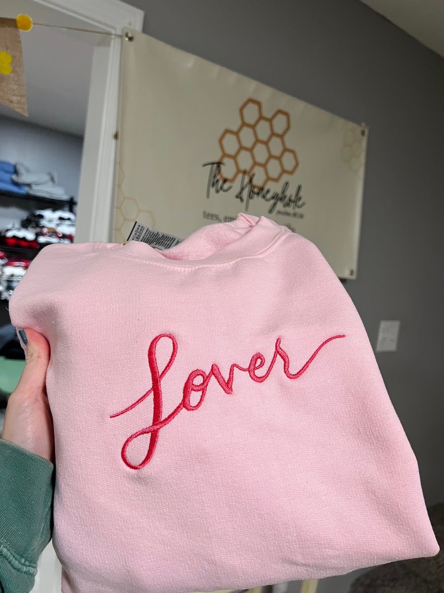 Lover Embroidered Crewneck