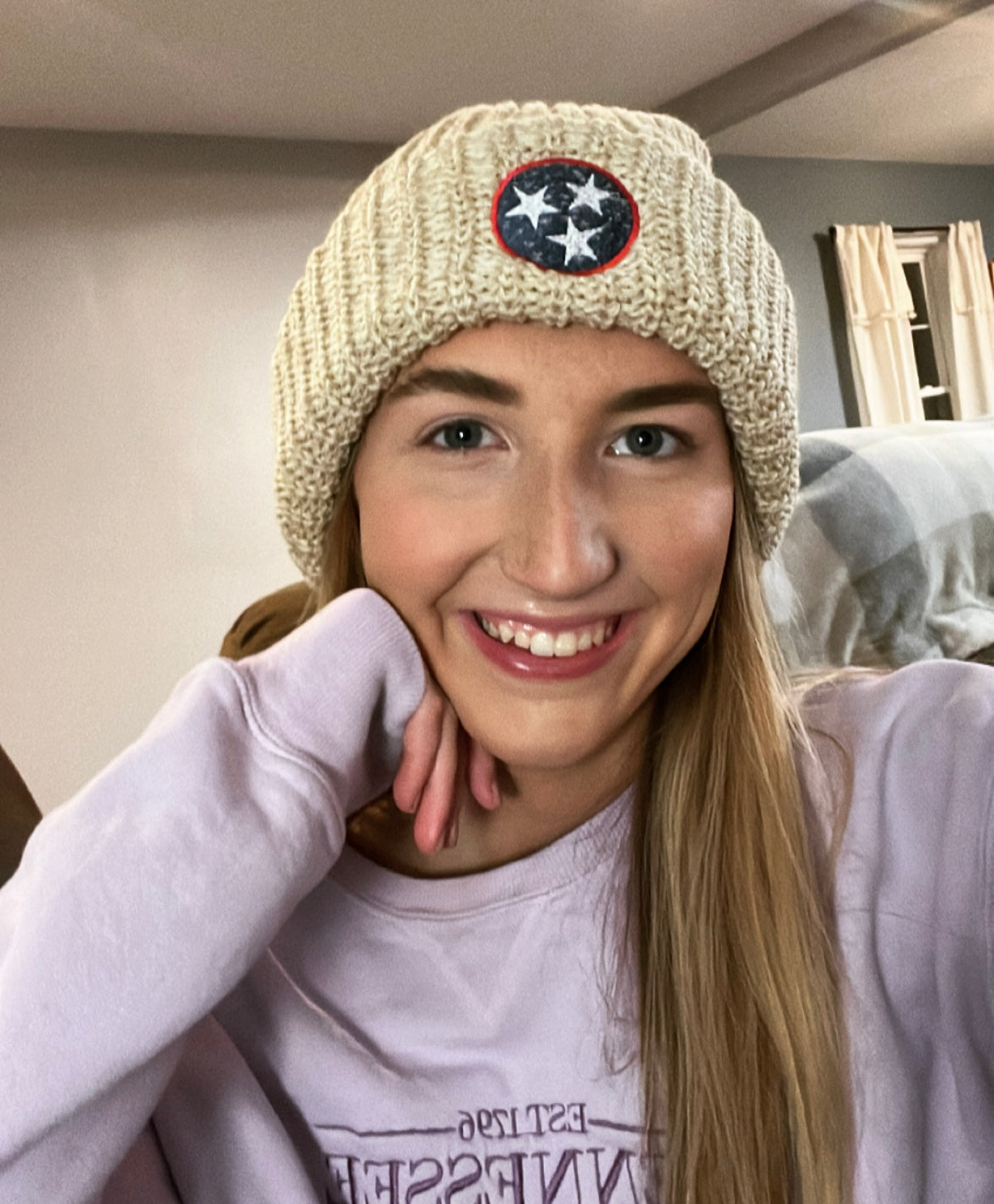 TN Star Chunky Knit Beanie