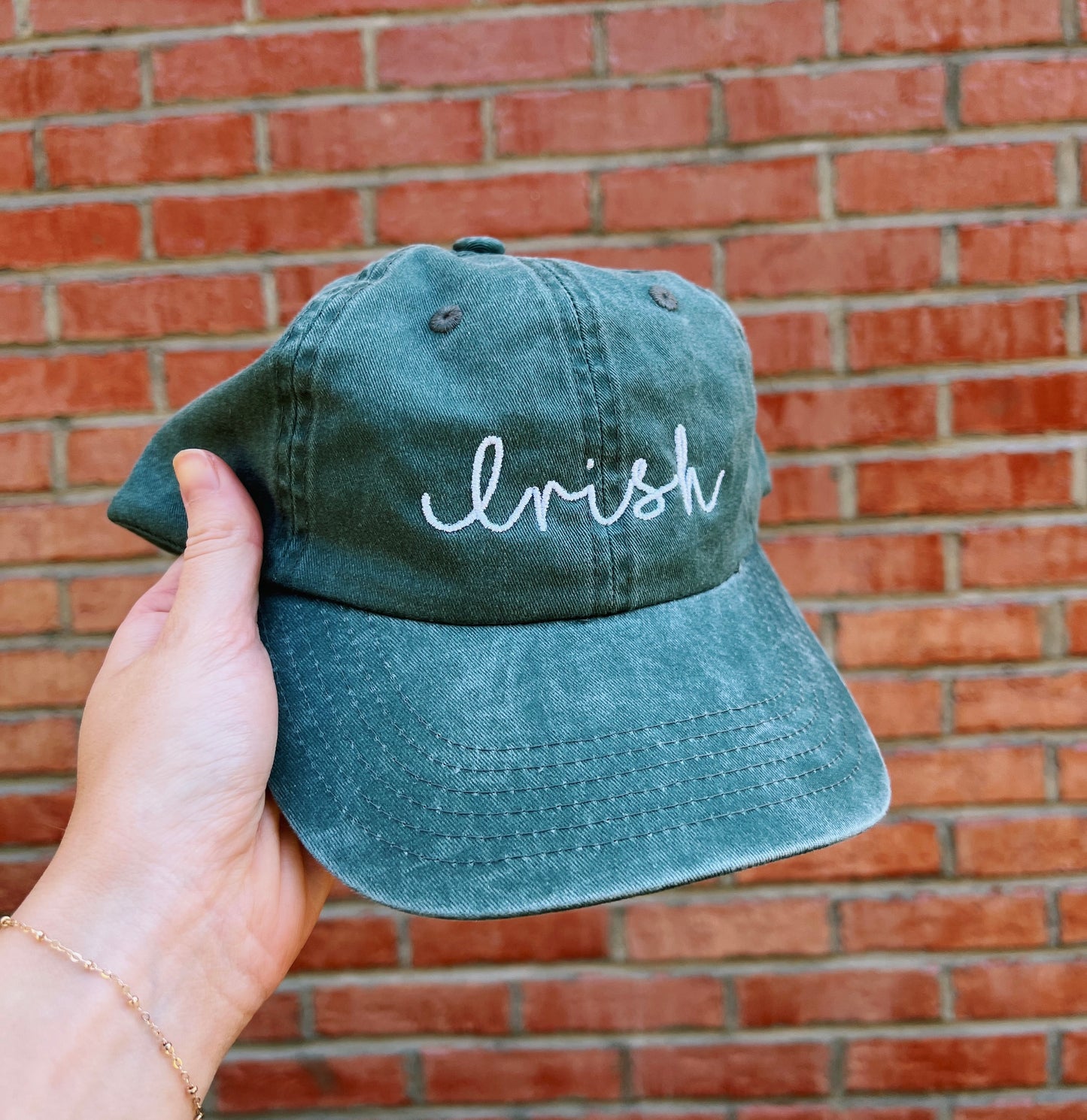 Embroidered Irish Ball Cap