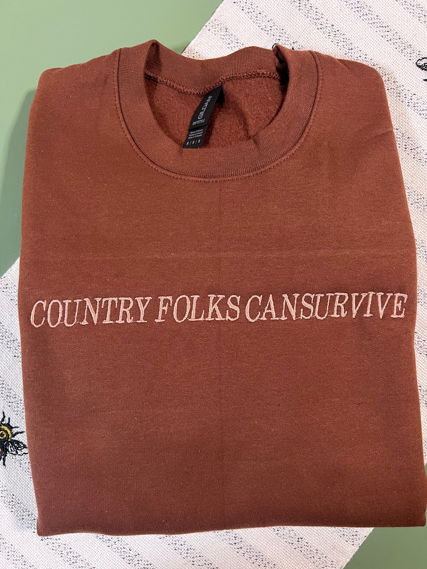 Country Folks Can Survive Crewneck